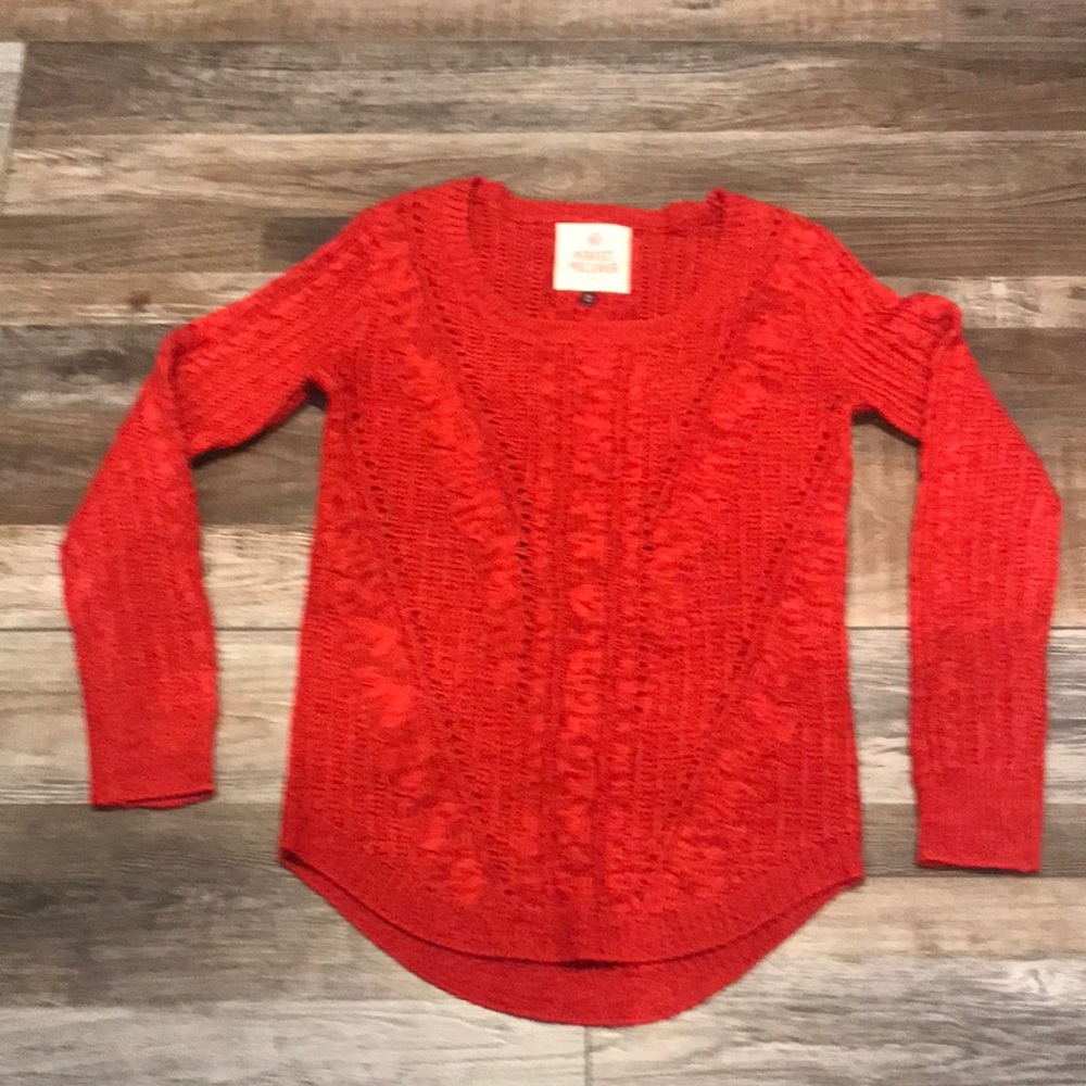 So Junior fitted pullover sweater red XS